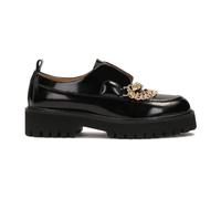 Kazar - Scarpe basse su suola tracciata decorate con catene.Questo prodotto veste largo. - - Shoes - Donna - Nero - 39 EU