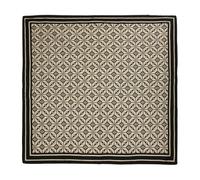 Kazar - Sciarpa di seta nera e crema - - Accessories - Donna - Nero - ONE SIZE