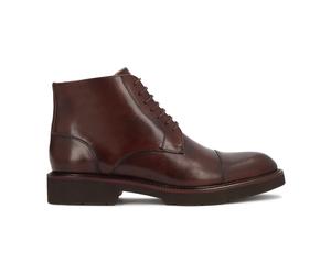 Kazar - Stivaletti bassi Kazar marroni stringati con punta rinforzata - - Shoes - Uomo - Marrone - 42 EU