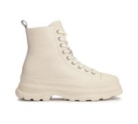 Kazar - Stivaletti da donna off-white piatti con lacci - - Shoes - Donna - Beige - 36 EU