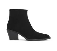 Kazar - Stivaletti in camoscio con zip e punta estesa - - Shoes - Donna - Nero - 36 EU