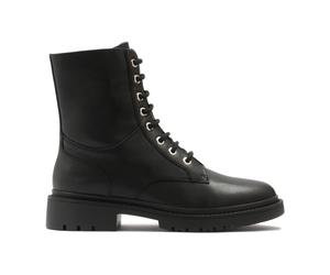 Kazar - Stivaletti neri piatti e caldi con cerniera e lacci.Questo prodotto veste piccolo. - - Shoes - Donna - Nero - 39 EU
