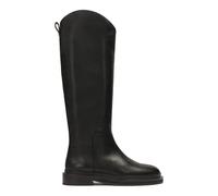 Kazar - Stivali piatti in pelle- senza lacci - - Shoes - Donna - Nero - 35 EU