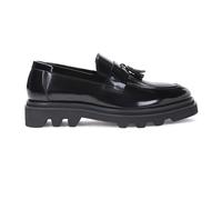Kazar Studio - Mocassini neri in pelle per uomo con suola da trekking - - Shoes - Uomo - Nero - 46 EU