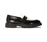 Kazar Studio, ,Shoes ,Uomo ,Nero ,40 EU Slip-on mocassini in pelle verniciata bicolore