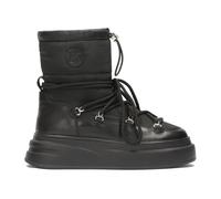 Kazar Studio - Stivali da neve neri con lacci su una suola spessa - - Shoes - Donna - Nero - 35 EU