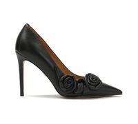 Kazar - Tacchi a spillo in pelle nera con rose - - Shoes - Donna - Nero - 38 EU