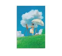 Kaze Tachinu The Wind Rises - Poster anime giapponesi per la stanza estetica da parete poster stampe artistiche per la casa su tela, 60 x 90 cm