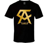KAZHILAN Canelo Alvarez Boxing T Shirt Graphic Tee Printed Top for Mens L