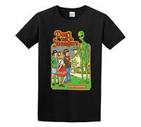 KAZHILAN Don T Talk To Strangers Unisex 100% Cotton Short-Sleeve T-Shirts Black XL