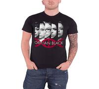 KAZHILAN Faces Orphan Black O-Neck 100% Cotton Short Sleeve Unisex T-Shirt S