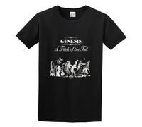 KAZHILAN Genesis A Trick of The Tailband Album Cover Art O-Neck 100% Cotton Short Sleeve Unisex T-Shirt XL