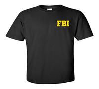 KAZHILAN Grossbull FBI Federal Bureau of Investigation Ships from Ohio USA O-Neck 100% Cotton Short Sleeve Unisex T-Shirt M