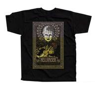 KAZHILAN Hellraiser V1 Clive Barker Movie Poster 1987 Mens T Shirt Unisex 100% Cotton Short-Sleeve T-Shirts Black M