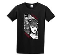 KAZHILAN Horror Junji Ito Tomie Anime Japan Uzumaki Comic O-Neck 100% Cotton Short Sleeve Unisex T-Shirt XL