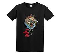 KAZHILAN It's A Mad Mad Mad Mad World Movie O-Neck 100% Cotton Short Sleeve Unisex T-Shirt S