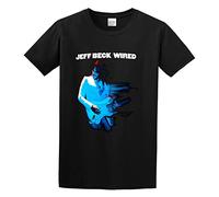 KAZHILAN Jeff Beck Wired Unisex 100% Cotton Short-Sleeve T-Shirts Black L