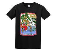 KAZHILAN Let's Go Fishing Unisex 100% Cotton Short-Sleeve T-Shirts Black XXXL