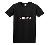 KAZHILAN Pj Harvey Un Unisex 100% Cotton Short-Sleeve T-Shirts Black XL