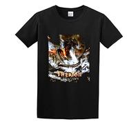 KAZHILAN Therion Leviathan Unisex 100% Cotton Short-Sleeve T-Shirts Black M