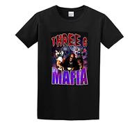KAZHILAN Three 6 Mafia Hip Hop Rap O-Neck 100% Cotton Short Sleeve Unisex T-Shirt XXXL