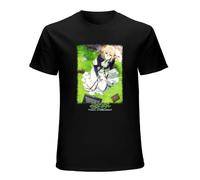KAZHILAN Violet Evergarden Anime O-Neck 100% Cotton Short Sleeve Unisex T-Shirt XL