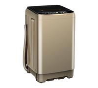 Kazigak Lavatrice portatile, 6 kg, automatica con 10 programmi, display a LED, rondella compatta ad alta efficienza per appartamento, casa, dormitori, camper, oro