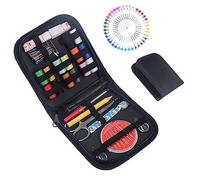 Kazigak Set da cucito con 94 accessori da cucito, set da viaggio accessori da cucito per principianti, rotoli di filato, aghi da cucito, filato, ditale, metro a nastro ecc