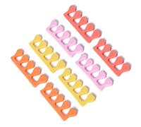 KAZIPOP Separatori per dita dei piedi in spugna, separatori per dita dei piedi, separatori morbidi per le donne, per pedicure, separatori per dita dei piedi, facili da pulire e lucidare le unghie dei