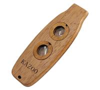 Kazoo a doppia membrana con cordini in legno a doppia scanalatura foro strumenti musicali portatili kazoo facile da trasportare