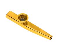 Kazoo, Accessorio per Strumenti Musicali a Bocca per Flauto Kazoo in Metallo Kazoo per Bambini Bambini Adulti(Oro) Suonare Uno Strumento Musicale Altro