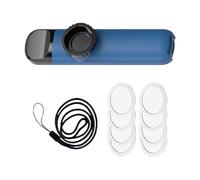 Kazoo Accompagnamento musicale tono regolabile per bambini amanti della musica regalo premio blu 10,8 x 2,5 x 2 cm