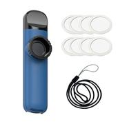 Kazoo Accompagnamento musicale tono regolabile per bambini amanti della musica regalo premio blu, 10,8 x 2,5 x 2 cm