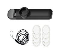 Kazoo Accompagnamento musicale tono regolabile per bambini amanti della musica regalo premio nero 10,8 x 2,5 x 2 cm