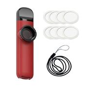 Kazoo Accompagnamento musicale tono regolabile per bambini amanti della musica regalo premio rosso 10,8 x 2,5 x 2 cm