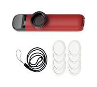 Kazoo Accompagnamento musicale tono regolabile per bambini amanti della musica regalo premio rosso 10,8 x 2,5 x 2 cm