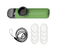 Kazoo Accompagnamento musicale tono regolabile per bambini amanti della musica regalo premio verde 10,8 x 2,5 x 2 cm