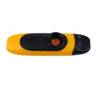 Kazoo Elettrico da 11 Cm, Set di Kazoo in Lega di Alluminio Portatile Piccolo in Resina Professionale con Pickup per Registratore di Prestazioni, Membrana Arancione (limone giallo)