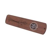 Kazoo Flauto, Armonica di Accompagnamento Portatile Facile da Suonare Amplifica Hum Wood Kazoo Suono Roco per Musicista per Chitarra Ukulele (Noce)
