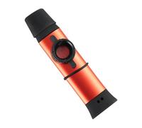 Kazoo Flauto con 5 membrane, giocattolo leggero, regalo unico, facile da suonare, portatile, con corda, strumento musicale professionale per bambini, rosso