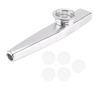 Kazoo In Lega Alluminio Metallo Con 5 Pz Regali Diaframma Flauto Per Bambini