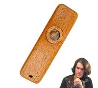 Kazoo in legno, classico kazoo in legno facile da suonare per chitarra ukulele, strumento più semplice kazoo in legno per chitarre Ukulele adulto