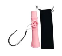 Kazoo per adulti e bambini, ottimo strumento musicale per chitarra, ukulele, violino, pianoforte, tastiera portatile, leggero, facile da imparare, rosa, stile A, con custodia