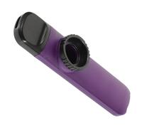 Kazoo Piccolo in Plastica ABS con Laccetto, Set per Ragazzo Ragazza | Educazione Musicale Infantile e Prove in Gruppo, Colore Porpora, Facile da Portare