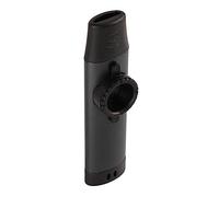 Kazoo Portatile, Strumento Musicale Kazoo Professionale in Alluminio con Tono Regolabile con 5 Pezzi di Diaframma per Flauto Regali per Bambini (BLACK)