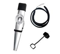 Kazoo professionale - Kazoo antiscivolo confortevole | Strumenti musicali kazoo in metallo facili da imparare | Kazoo portatile leggero per bambini per praticare nuove frontiere musicali