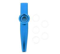 Kazoo, RiToEasysports 6 Pz Lega di alluminio portatile Kazoo Flauti Ukulele Guitar Partner Facile da imparare Strumento musicale Adattatore A Vite Per Microfono