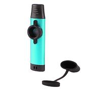 Kazoo, Strumento Kazoo di Lunga Durata in Alluminio e ABS Elegante con Diaframma per Flauto a 5 Pezzi per l'accompagnamento (Verde)