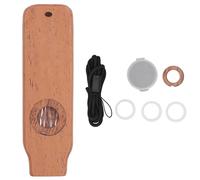 Kazoo, Strumento Musicale Flauto Kazoo Portatile in Mogano con Membrana per Flauto per Bambini Principianti Adulti (Tipo 3