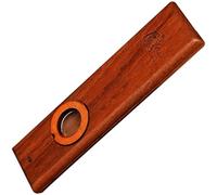Kazoo Vintage in Legno Marrone, Portatile e Tascabile per Ragazzo Ragazza | Accompagnamento Facile, Superficie Liscia, per Feste di Compleanno e Cori Attorno al Fuoco, 1 Pezzo